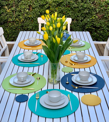 PURE neutrals – tabledots | Platzsets Rund